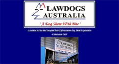 Desktop Screenshot of lawdogsaustralia.com.au