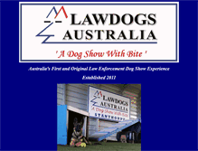 Tablet Screenshot of lawdogsaustralia.com.au